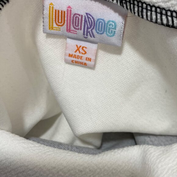 LuLaRoe Womens Black & White Striped Pencil Skirt XS NWT - Picture 3 of 4